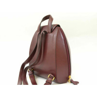 Cartier Handbag Leather in Bordeaux