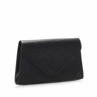 Louis Vuitton Clutch Leer in Zwart