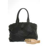 Agnona Shopper Leather in Black