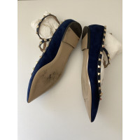 Valentino Garavani Slippers/Ballerinas Leather in Blue