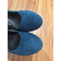 Tod's Pumps/Peeptoes aus Wildleder in Blau