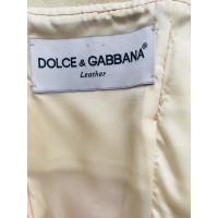 Dolce & Gabbana Jurk Leer in Roze