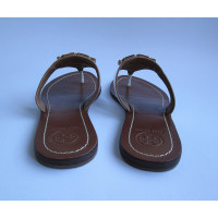 Tory Burch Sandals Leather in White