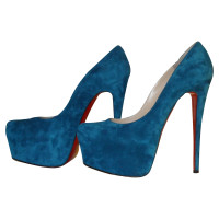 Christian Louboutin Daffodile 160 plateau pumps Petrol