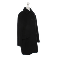 Max Mara Jacke/Mantel aus Wolle in Schwarz