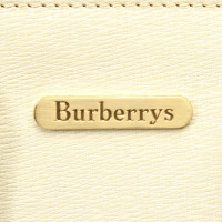 Burberry Handtasche aus Leder in Weiß