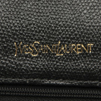 Yves Saint Laurent Handtas Leer in Zwart