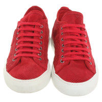 Twin Set Simona Barbieri Sneaker in Pelle scamosciata in Rosso