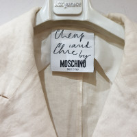 Moschino Cheap And Chic Blazer in Lino in Bianco