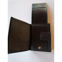 Etro Täschchen/Portemonnaie aus Leder in Schwarz