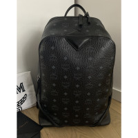 Mcm Rucksack aus Canvas in Schwarz