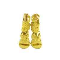 Jimmy Choo Sandali in Pelle in Giallo