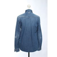 7 For All Mankind Top Cotton in Blue