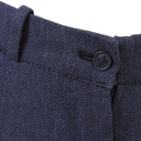 Hermès Hose aus Leinen in Blau
