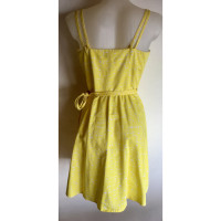 Tara Jarmon Kleid aus Baumwolle in Gelb