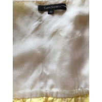 Tara Jarmon Kleid aus Baumwolle in Gelb