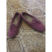 Carshoe Slippers/Ballerinas Suede in Pink