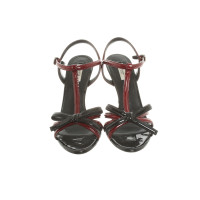 Prada Sandalen Lakleer in Bordeaux