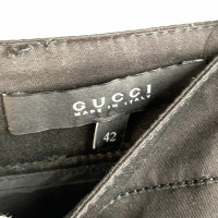 Gucci Hose aus Baumwolle in Schwarz