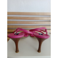 Marina Rinaldi Sandalen aus Leder in Rosa / Pink