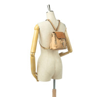Chloé Faye Backpack Small Leather in Beige