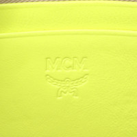Mcm Umhängetasche aus Leder in Grün