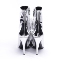 Balenciaga Stiefeletten aus Leder in Silbern