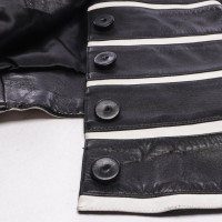 Hervé Léger Jacket/Coat Leather in Black