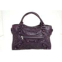 Balenciaga Classic City Leather in Violet