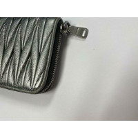 Miu Miu Bag/Purse Leather in Silvery