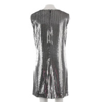 Saint Laurent Dress Silk in Silvery