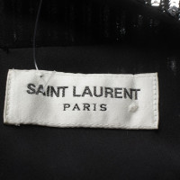 Saint Laurent Dress Silk in Silvery