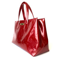 Louis Vuitton Wilshire in Pelle verniciata in Rosso