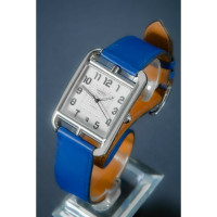 Hermès Armbanduhr in Silbern