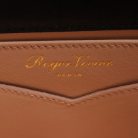 Roger Vivier Handtasche aus Leder in Schwarz