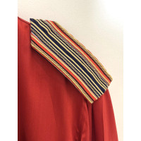 Balmain Top Silk in Red