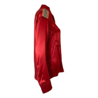 Balmain Top Silk in Red