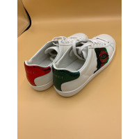 Gucci Chaussures de sport en Cuir en Blanc