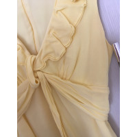 Luisa Spagnoli Kleid aus Seide in Gelb