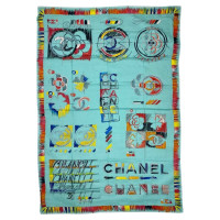 Chanel Schal/Tuch aus Kaschmir in Türkis