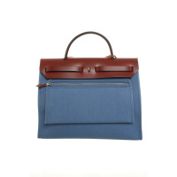 Hermès Herbag 31 Canvas in Blue