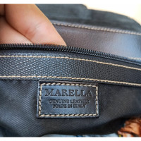 Marella Handtasche aus Leder in Schwarz