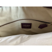 Giorgio Armani Handbag Leather in Bordeaux