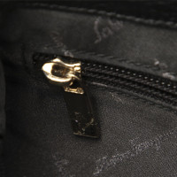 Salvatore Ferragamo Handtasche aus Leder in Schwarz