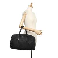 Prada Handbag Cotton in Black