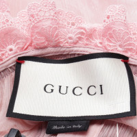 Gucci Oberteil aus Seide in Rosa / Pink