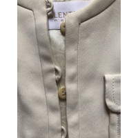 Valentino Garavani Jacket/Coat Viscose in Cream