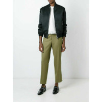 Chanel Trousers Wool in Olive