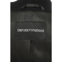 Emporio Armani Veste/Manteau en Laine en Noir