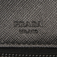 Prada Sac à main/Portefeuille en Cuir en Noir